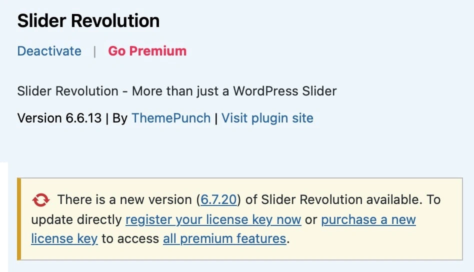 unlicensed slider revolution