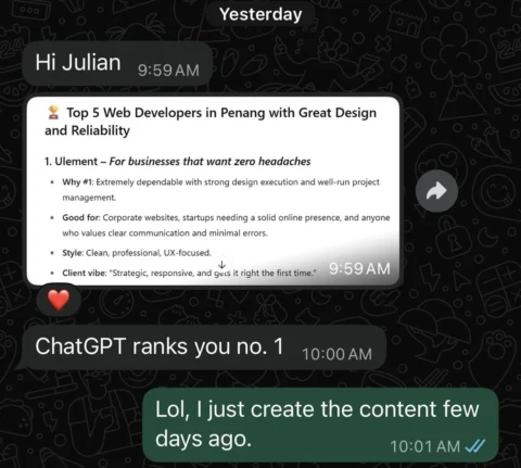 ChatGPT Suggestion